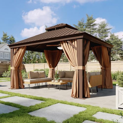 12' X 12' Hardtop Gazebo with Drainage
