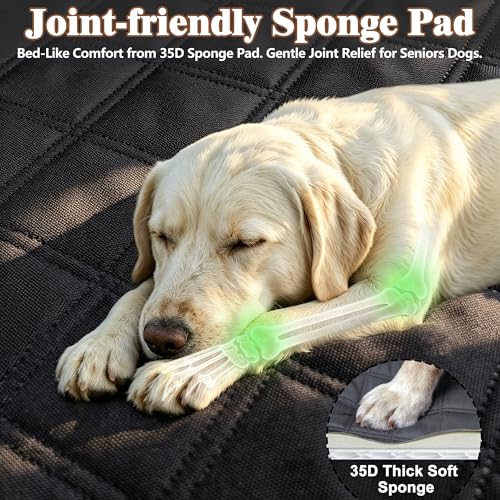 Hard Bottom Car Seat Cover for Dogs