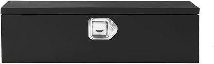 OUTLANE 20x12 Inch Truck Bed Tool Box, Heavy Duty Steel Lockable Storage Chest with Keys & Side Handle, Weatherproof Organizer Box for Pickup Trucks, RV, Trailer