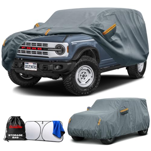 Waterproof Heavy Duty Car Cover Custom Fit Ford Bronco 4dr