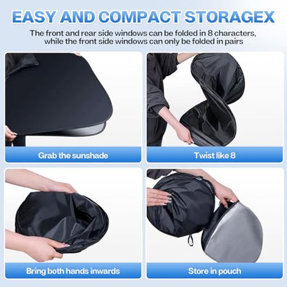 Windshield Sun Shade for Nissan Altima 2019 (6 Count)