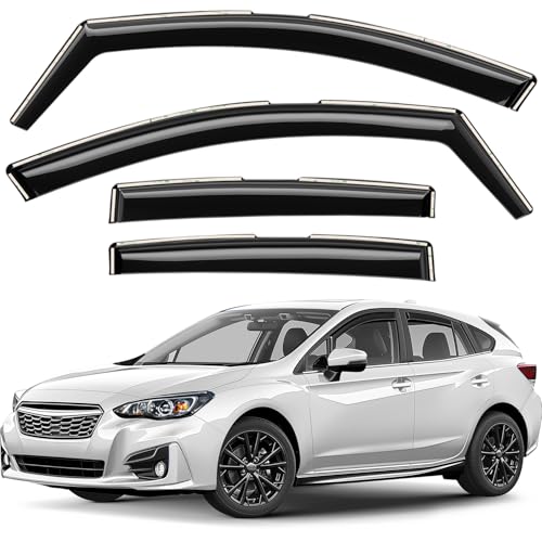 Window Deflectors Smoke Tinted In