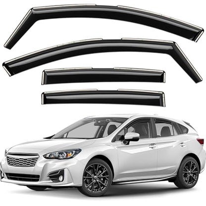 Window Deflectors Smoke Tinted In