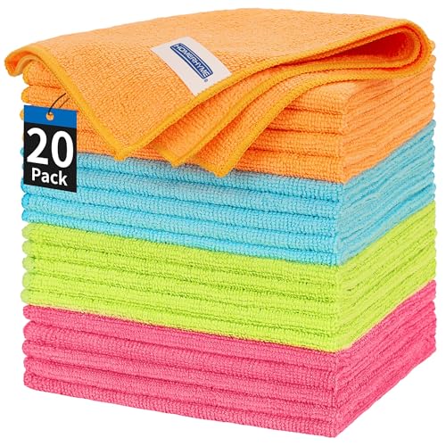 Microfiber Cleaning Cloth (20 Count)