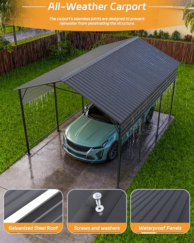 10x15 FT Metal Carport