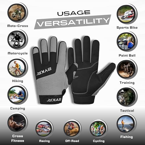 All Weather Motorcycle Gloves for Men & Women