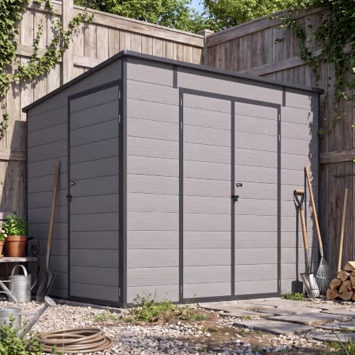 6'x8' Outdoor Resin Storage Shed