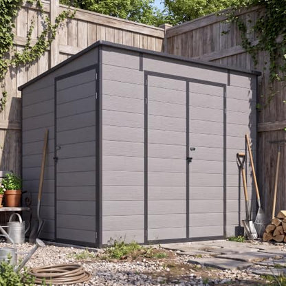 6'x8' Outdoor Resin Storage Shed