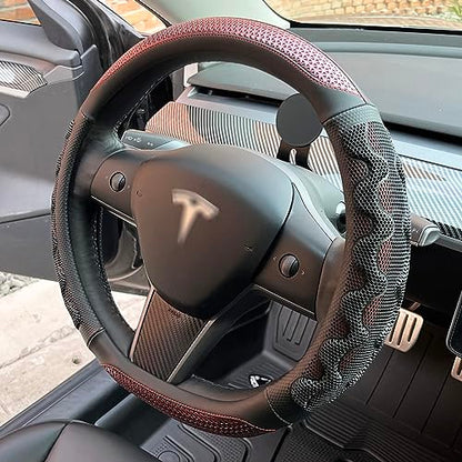Great Grip Steering Wheel Cover for Tesla Model Y