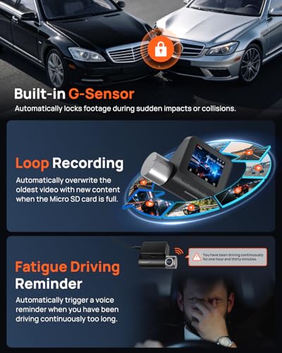 2.7K Dash Cam Front A500S