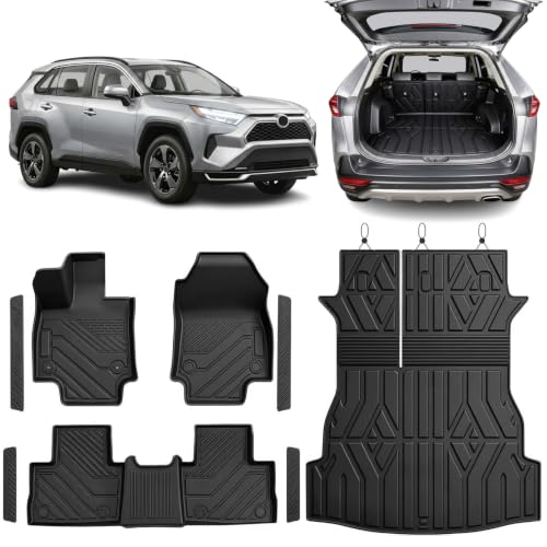 TPE Floor Mats Set for Toyota RAV4 Hybrid 2025 2024 2023 2022 2021 2020 2019
