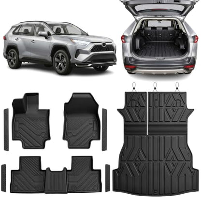 TPE Floor Mats Set for Toyota RAV4 Hybrid 2025 2024 2023 2022 2021 2020 2019