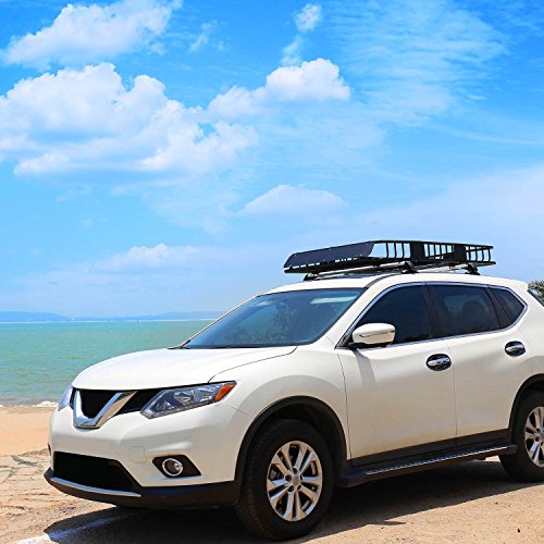 Roof Rack Cargo Basket 64"x39"x4" for SUV Truck Van Car