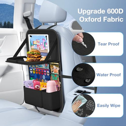 Car Backseat Organizer with Table Tray (2 Count)