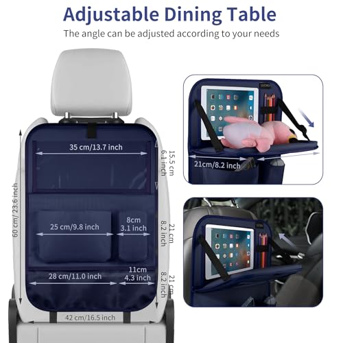 Car Backseat Organizer with Foldable Tablet Holder (42.3288 Ounce)