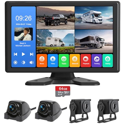 4 Channel Backup Camera System