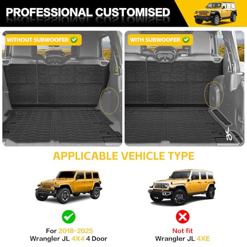 Cargo Mats with Door Sill Guards for 2018