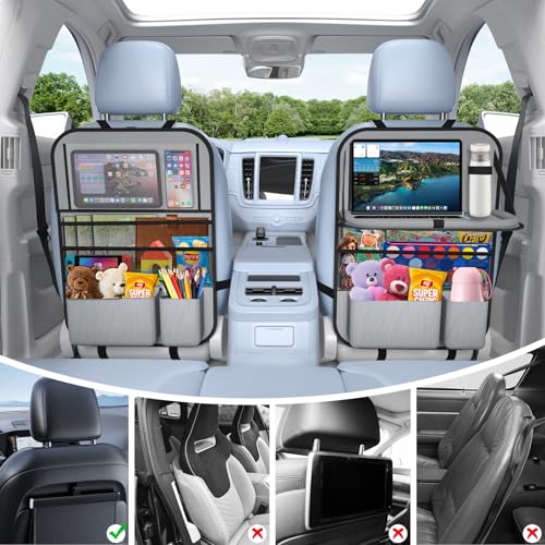 2PACK Car Backseat Organizer with Touch Screen Tablet Holder