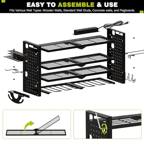 Cordless Power Tool Organizer Wall Mount