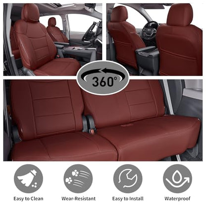 Sienna Seat Covers for 2021 2022 2023 2024 2025 2026 Toyota Sienna LE