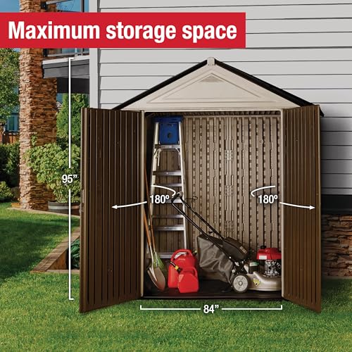 Resin Outdoor Storage Shed With Floor