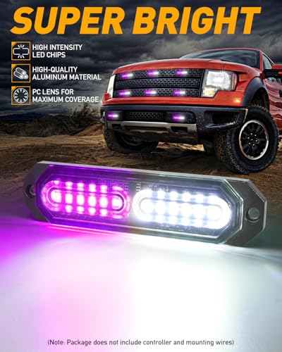 1200T Emergency Strobe Grille Lights (8 Count)