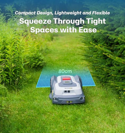 T1200Pro Robot Lawn Mower with 24 Replacement Blades for 0.37 Acre