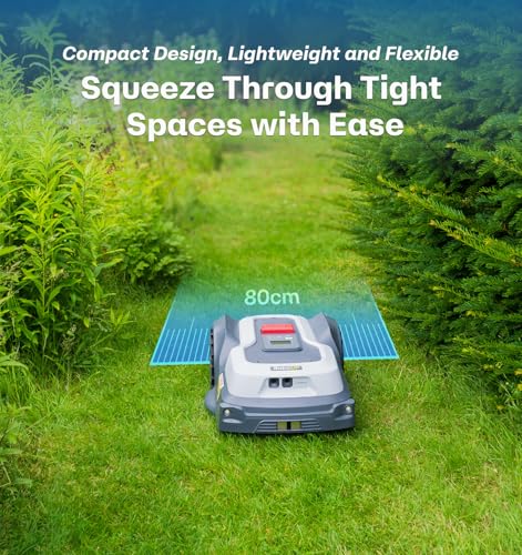 T1200Pro Robot Lawn Mower with RTK Extension Cable for 0.37 Acre