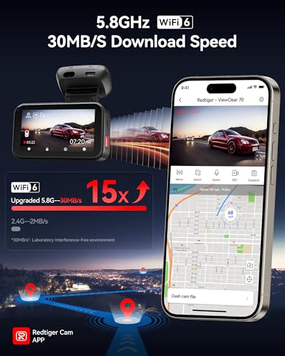 VC70 4K+2.5K Dash Cam