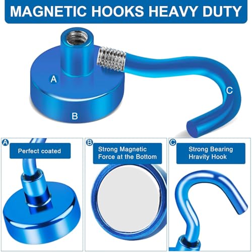 Magnetic Hooks for Cruise Cabins (6 Count)