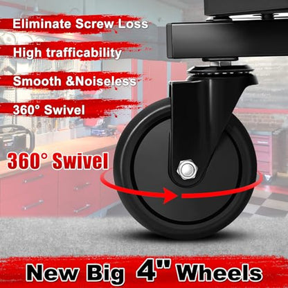 Rolling Stool with Wheels
