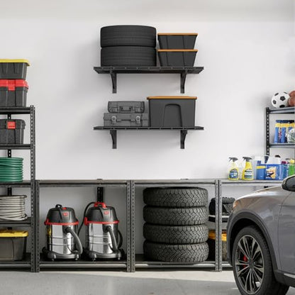2 Pack Wall Mounted Garage Shelving