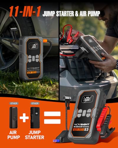 Jump Starter with Air Compressor