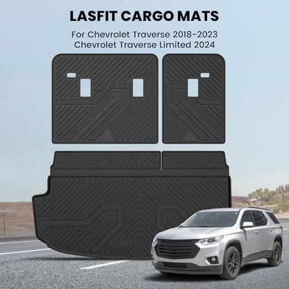Trunk Mat Backrest Mat for Chevy Traverse 2018