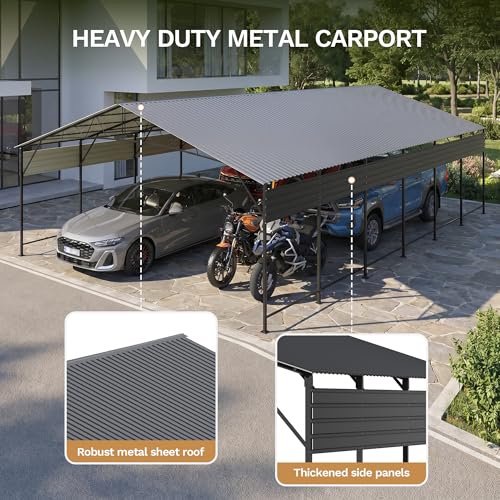 20x30 FT Metal Carport