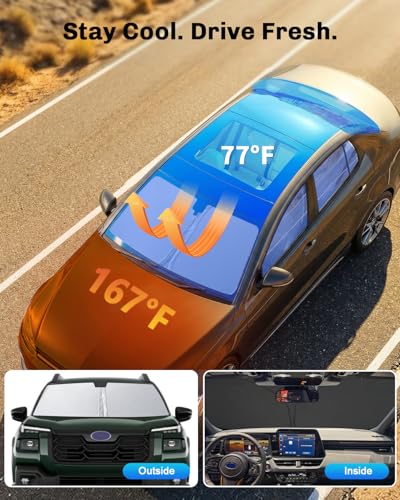 for 2026 Outback Windshield Sunshade 2026 Outback Accessories