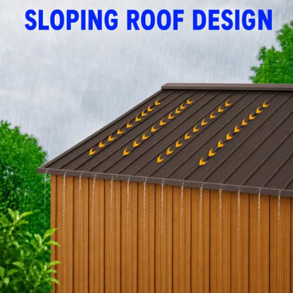 8x10 FT Outdoor Storage Shed