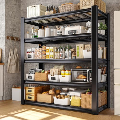3010LBS Storage Shelves 72" H Garage Shelving Heavy Duty Metal Shelving 5 Tier Adjustable Metal Shelves for Storage for Kitchen Pantry Warehouse Basement 72" H x 35.5" W x 16" D (3 Count)