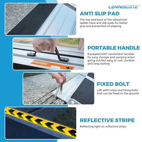 8FT Portable Wheelchair Ramp