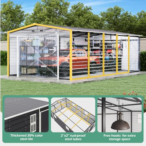 14x24 FT Heavy Duty Carport