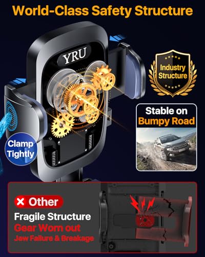 True Upgrade for Safety Car Phone Holder Mount [Patent & Military