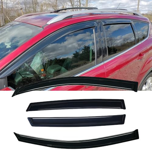 Window Visors UV Protection Rain Guards for 2013 (4 Count)