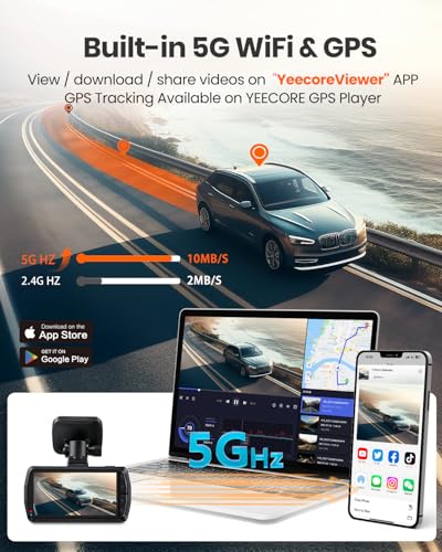 Real 4K Dash Cam Front and Rear