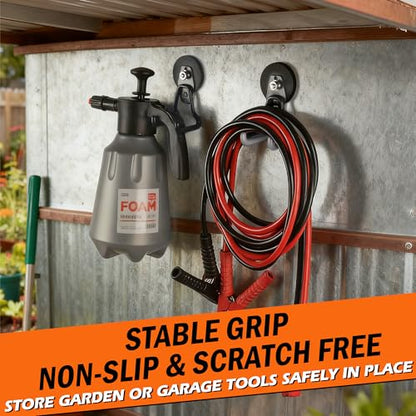 Upgraded Heavy Duty Magnetic Hooks (4 Count)