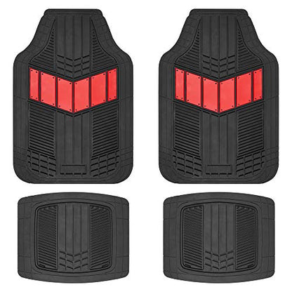 Rubber Car Floor Mats All Weather Waterproof 4