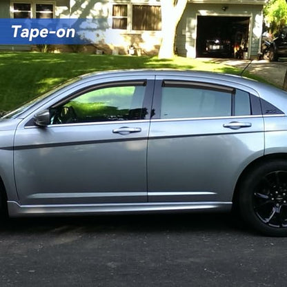 Window Visors Rain Guards for 2011 2012 2013 2014 Chrysler 200 (4 Count)
