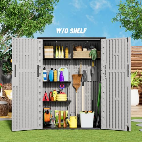 Vertical Storage Sheds with Floor