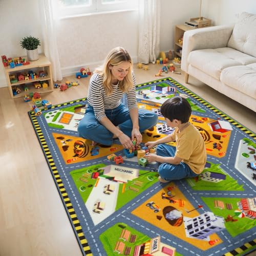 Kids Carpet Playmat Rug (14.87 Sq Ft)