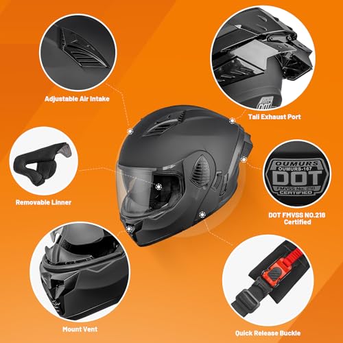 DOT Motorcycle Full Face Helmet