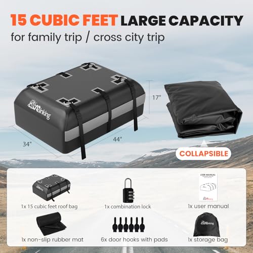 Car Rooftop Cargo Carrier Bag